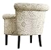 Homelegance Barlowe Vintage Print Fabric Accent Chair, Beige