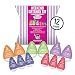 The "Girls Weekend Getaway" Natural Travel Size Toiletry Kit - IDEAL GIFT - 12 Single Use Natural Toiletries: 2 each of Travel Shampoo, Hair Conditioner & Body Wash Uses + 3 each of Travel Size Moisturizer & Facial Cleanser Uses. Formulations are Sulfate Free & Color Safe, Cruelty Free, Made in USA (KWGAW)