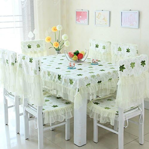 Pastorale Coffee/Tea Table Tablecloth,European Table-cloth,Fabric Rectangular Chair Set Cushion Set, Dining Chair Cushion-H 130x130cm(51x51inch)