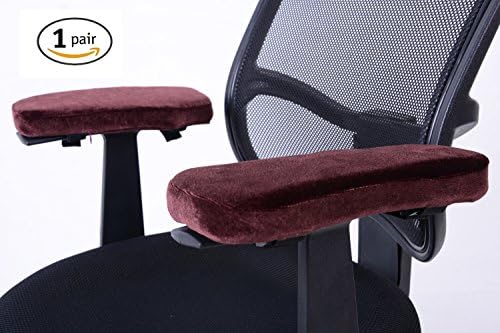 Comforfeel Chair Arm Covers and Foam Elbow Pillow Armrest Cushoin Pads for Home or Officer Chair