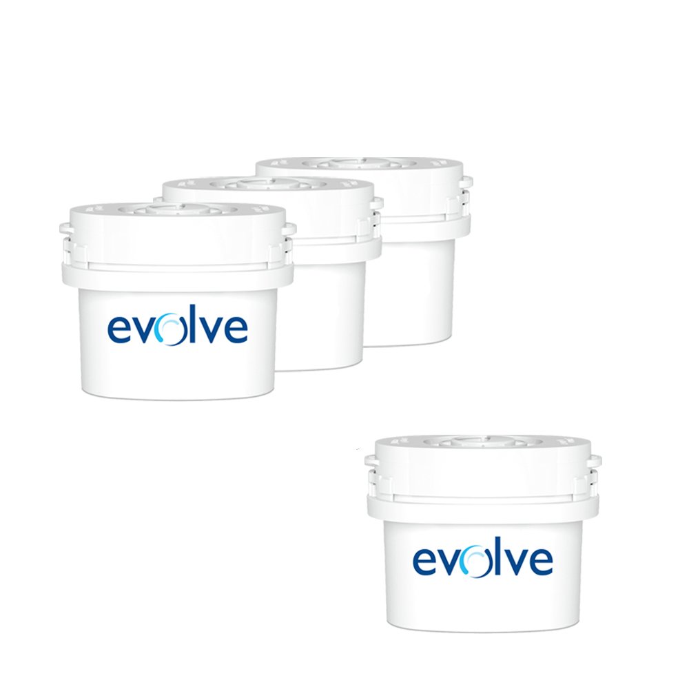 Aqua Optima EVD415 60 Day Evolve Water Filter, 3+1 free pack 8 months