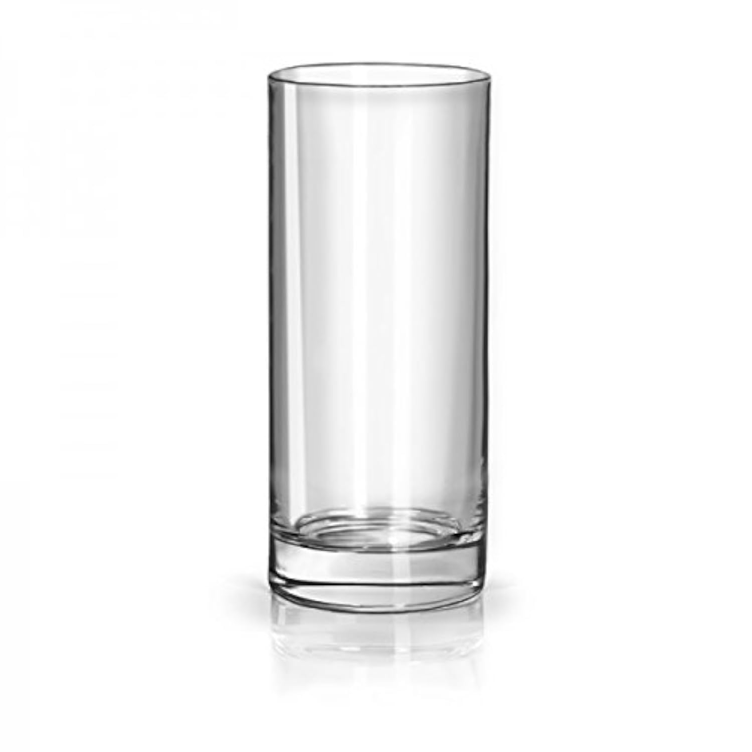 Sixby Set of 6 Transparent Tall Glass Drinking Glasses, 290 ml, Dishwasher Safe