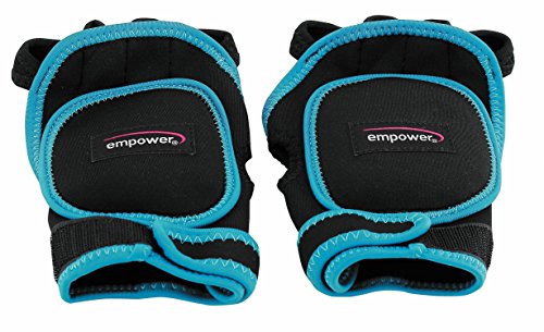 Empower Women's Weighted Fitness Gloves, 1lb each