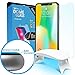 DOME GLASS Whitestone [Full Attachment] Tempered Glass Screen Protector for iPhone X with UV lamp [1pack]