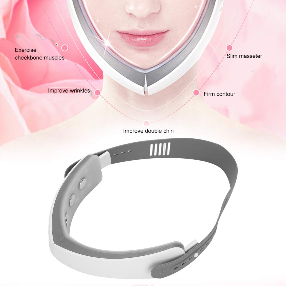 Electric V-Face Shaping Massager - Intelligent Face-Lifting Instrument - Electric Face Slimming Machine - LED Light Mask Instrument for Tightening Skin and Anti-aging: Beauty