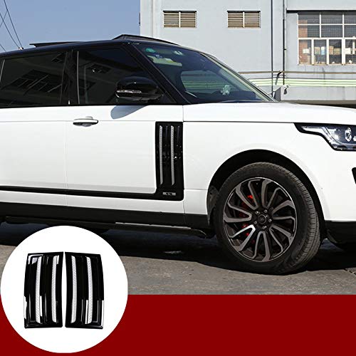 HOTRIMWORLD Exterior Front Marker Fender Side Moulding Trim Cover 2pcs for Land Rover Range Rover L405 Vogue 2013-2019 (Silver)