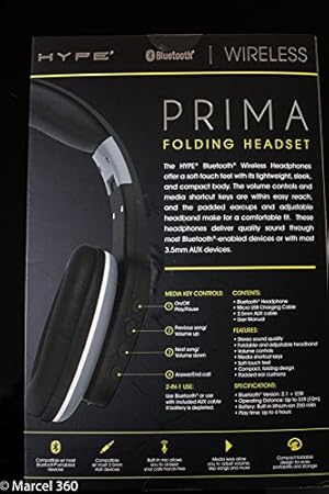 Amazon Com Hype Prima Bluetooth Wireless Headsets Home Audio