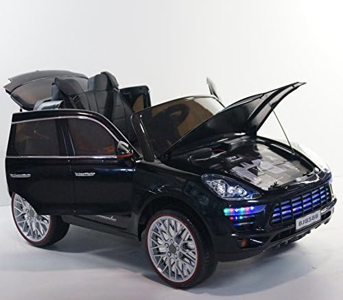 Incredible Porsche Cayenne Style 12v Battery Operated Ride on Toy Car for Kids with Music, Lights, Remote Control