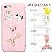 VAMEI 60 PCs Slime Charms with Mermaid Tail Unicorn Resin Flatback of Slime Beads for Ornament Scrapbooking DIY Crafts