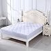 Quilted Fitted Mattress Pad | Mattress Cover Breathable, Waterproof, Hypoallergenic - Mattress Topper (King Size)