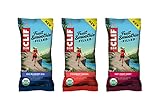 Clif Fruit Smoothie Filled - Organic Energy Bar - 3-Flavor Variety Pack - 1.76 Ounce Protein Snack Bar, 12 Count