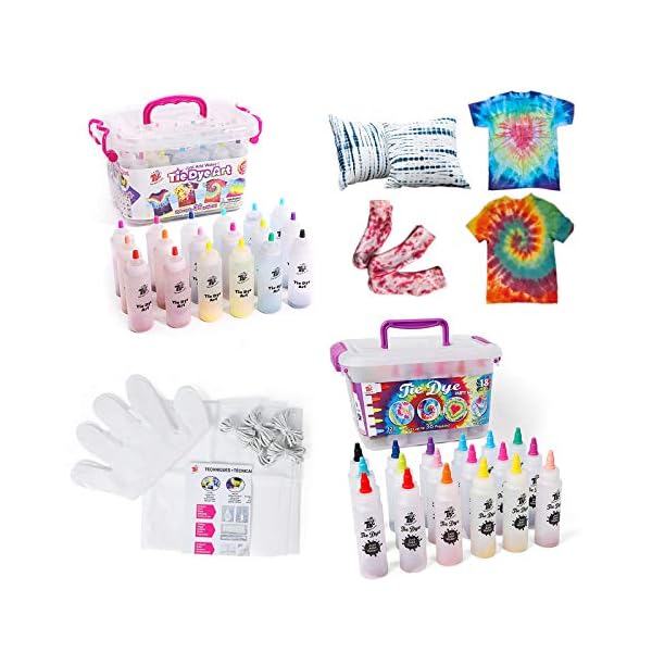 TBC-The-Best-Crafts-Tie-Dye-Art-Kit-for-over-18-Kids-to-Play-Easy-Fun TBC The Best Crafts Tie-Dye Art Kit for Over 18 Kids to Play, Easy & Fun