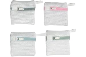 Floweringbeter Set of 4 Laundry Pod Dissolving Bags Made with For Durable Polyester Sandwich Mesh for Protecting and Proper D