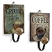 Cosmos 2 Pcs Antique Single Hook Wall Decor Wall Hanging Hooks for Home & Coffee Shop (Color 1 & Color 2)