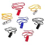 GOGO Whistle With Lanyard Classic Sporting Coach Whistle, Safety Whistle Emergency Survival Whistle