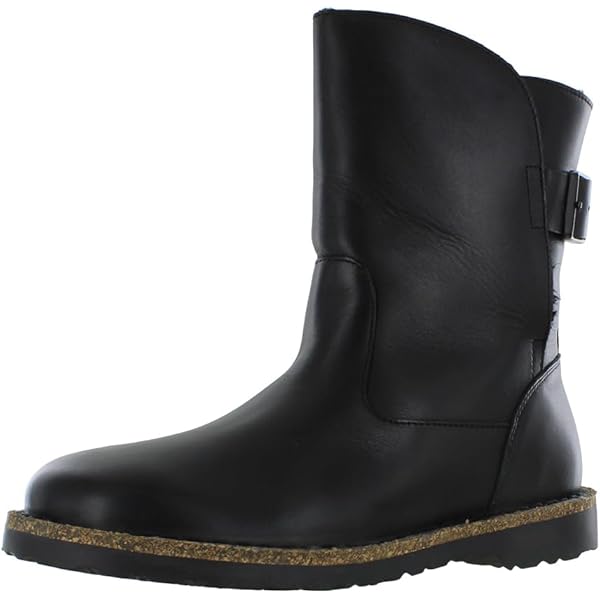 Amazon.com | Shearling Suede Black Women's Melrose Booties by