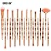 Goddessvan Makeup Brushes 20PCS Make up Foundation Eyebrow Eyeliner Blush Cosmetic Concealer Brushes (Rose Golden)