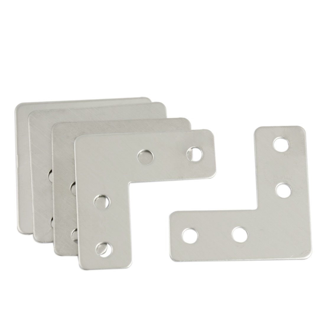 Sourcingmap Angle Plate Corner Brace Flat L Shape Repair Bracket 40mm x 40mm