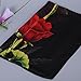 Tsmile Fashion Women Rose Long Soft Wrap Scarf Ladies Shawl Chiffon Scarf Scarves (Black)