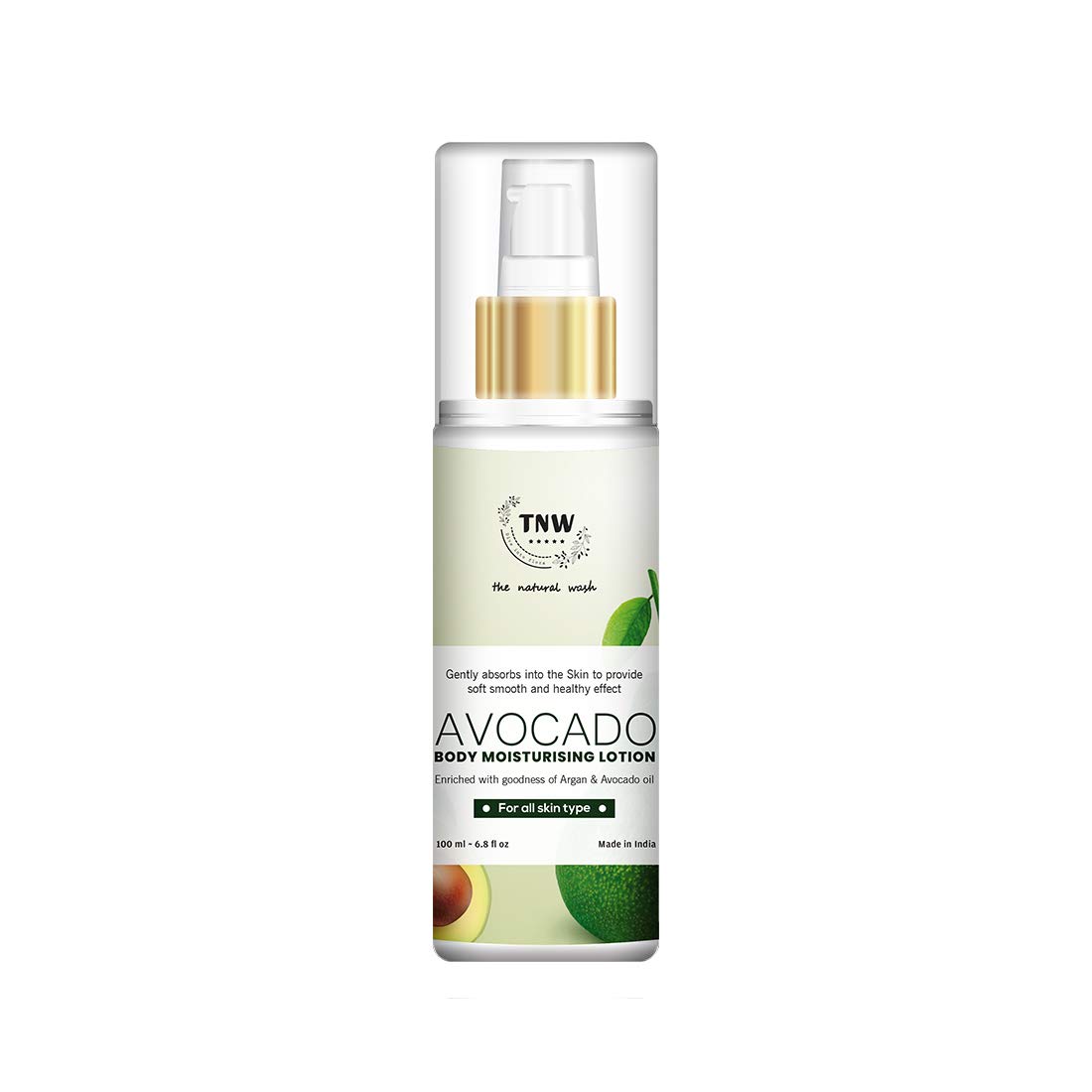 Buy Tnw The Natural Wash Non Greasy Paraben Free Formula Avocado Moisturizing Lotion With Argan Oil For Dry And Flaky Skin 100 Ml Online At Low Prices In India Amazon In