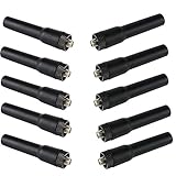 Retevis 2 Way Radio Antenna Soft Dual Band SMA-F Antenna for Baofeng UV-5R BF-888S Retevis H777 RT29 RT-5R Kenwood TK-240 Walkie Talkies (10 Pack)