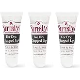 Lanolin Lip Balm 3 pack - Lip Repair for Hot/Dry Weather - Natural Lanolin Nipple Cream - Lip Moisturizer for cracked lips - Hydrating lip care - Ultra pure jojoba oil - Kosher chap stick (1.05 oz)