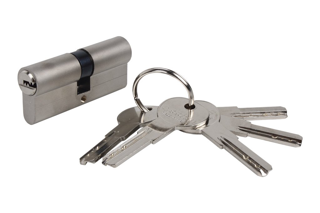 CoFan 31013545 N – Security Cylinder, Long Lever (Nickel, 35/45)