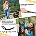 ADITYNA Leather Dog Leash 6 ft x 3/4 inch - Soft, Strong, Heavy Duty for Large & Medium Breeds - Dog Lead for Walking, Training, Hiking and Running (Black)