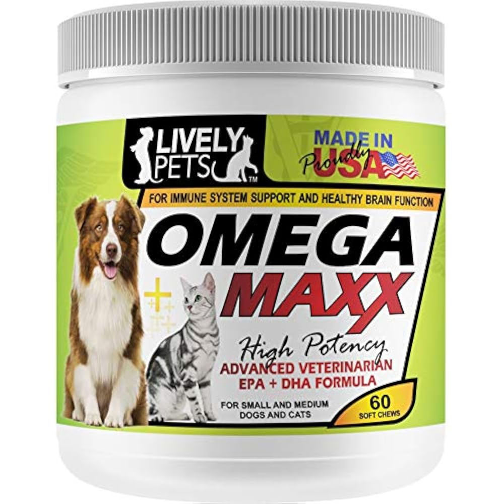 Omega Maxx Fish Oil Supplements Soft Chews For Small And