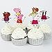 Winrase® Pack of 24 Cute Peppa Pig Kids Party Decoration Paper Cupcake Toppers (Peppa Pig)