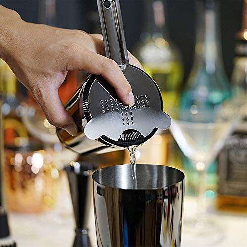 YYQQ 11 Stück Cocktail Set Cocktail Shaker Cocktail Mixer Geschenk Set Bar Zubehör 820 ML Cocktailshaker Edelstahl für… – Bild 4