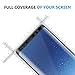 Galaxy Note 8 Screen Protector, LEDitBe[2-Pack][Case Friendly][Anti Scratch][Anti-Bubble]3D cured Premium Tempered Glass Screen Protector for Samsung Galaxy Note 8[black]