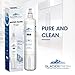 GLACIER FRESH 4204490 Water Filter Cartridge Compatible with Sub-Zero 4204490 Insinkerator F-1000 Replacement Refrigerator Water Filter, 3 Pack