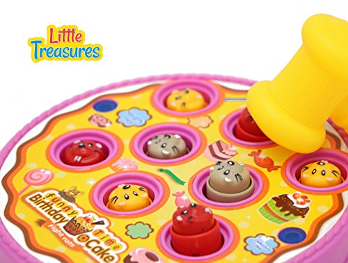 Birthday Cake Arcade Game - Hammer Pounding toy for Kids Fun Playtime