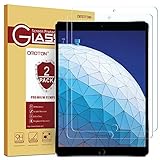 OMOTON [2 Pack] Screen Protector for iPad Air 3 10.5 inch 2019 / iPad Pro 10.5 - Tempered Glass/Apple Pencil Compatible/Scratch Resistant
