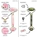 Rose Quartz Roller for Face: 100 Percent Natural Authentic Crystal, 2019 New Model Durable and Smooth, Handmade Certified Stone, Jade Roller Gua Sha Alternative, Beauty Massager for Skin Eyes Chinthumb 2