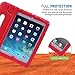 HDE Kids Light Weight Shock Proof Handle Case for iPad Air  (Red)