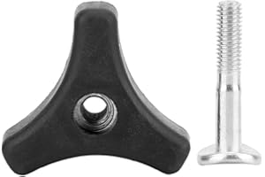 Triangle Handle Knob Nut and Screw Bolt Set for Lawn Mower – Replacement Hardware Kit with Hex Bolt, Lock Nut & Handle Knob f