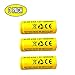 (3 Pack) 1.2v 1200MAH NiCad Battery KR-1500AUL KR1100AE KR-1200AUL Exit Sign Emergency Light ELB-1201N ELB 1210 ELB 1201 ELB1210 ELB1201 ELB1210n ELB1201n ASC0086 Lithonia ELB-1210N Nickel Cadmium