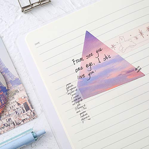 RIANCY Nature Scenery Cute Sticky Notes Memo Note Pad Things to Do List Notepad, Schedule Marker, 30 Sheets per Pad (Nature,Pack of 10) - Thumbnail 2