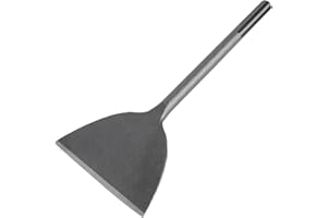 6" Wide SDS Max Chisel Bit (Industrial Grade - 6" x 14") Tile Grout Thinset Removal Tool - Compatible with All SDS Max Rotary