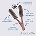 Spornette Deville Boar Bristle Round Brush for Women - Small Round Hair Brush for Blow Drying, Curling & Styling - Adds Shine, Volume & Lift to All Hair Types (1.5 Inch)