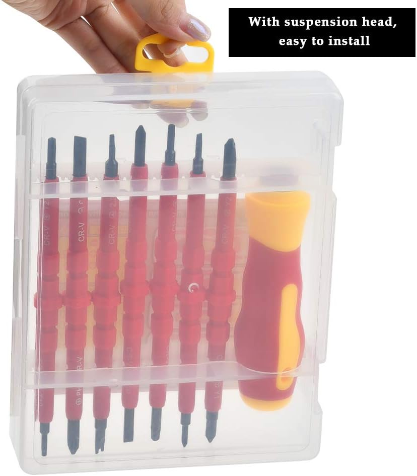 FOROREH Screwdriver, Insulated Screwdriver Set 7tlg Chrome Vanadium Steel Screwdriver Set including Soft Handle - Image 5
