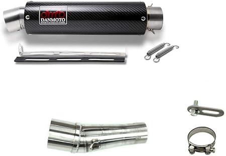 Amazon カワサキ ヴェルシス X 250 Versys X 250 17 19 Danmoto カーボン スリップオンマフラー スリップオン 車 バイク