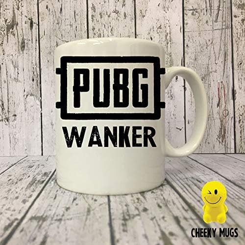 Cheeky Chops Cards Novelty Rude Gift Mug - PUBG Wanker Mug 505