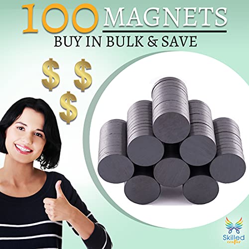 Small for Crafts 100 High Quality Round Grade 5 Strong 13/16 Inch (20mm x