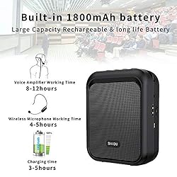 SHIDU Mini Voice Amplifier Portable Bluetooth