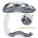MIGAGA Swim Goggles, Triathlon Glasses,Anti Fog Cool Design Clear Vision No Leaking UV Protection, Anti-Scratch Swimming Glasses,Free Earplugs and Nose Clip (Grey&Silver)