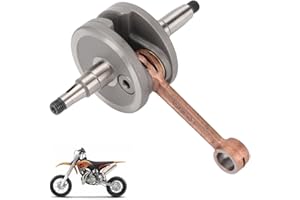 CYLEMOTO Crankshaft Compatible Replacement for KTM 50 SX (06-08) 50 SX Junior (06-08) 50 SX Pro Junior LC (04-05) 50 SX Pro Senior LC (04-05) 4420 for 65 65CC SX Pro Junior Senior Parts (02-08)