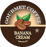 Smart Sips, Banana Cream Coffee, 24 Count Single Serve Cups for Keurig K Cup Brewers
